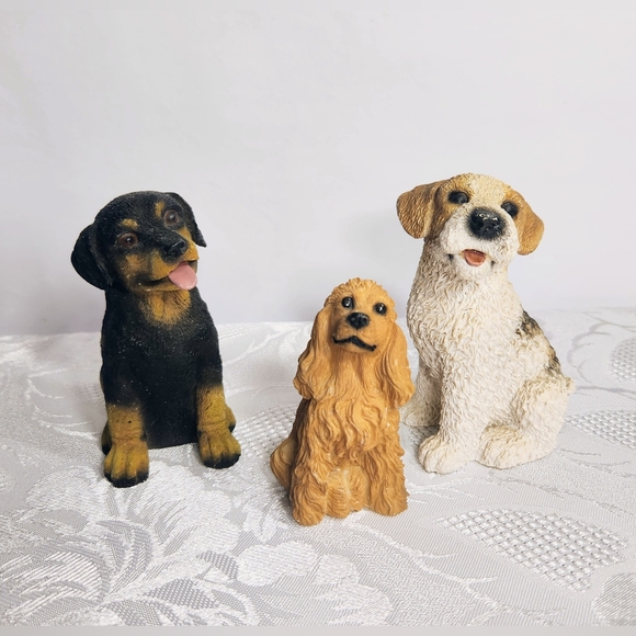 8 VTG mix collection of dog, porcelain ceramic Figurines. - Picture 3 of 16